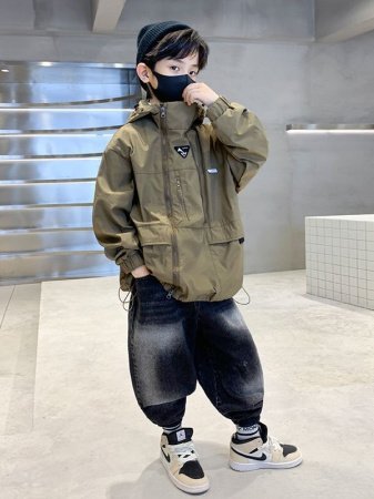 Детский плащ 2024 весна-осень фото