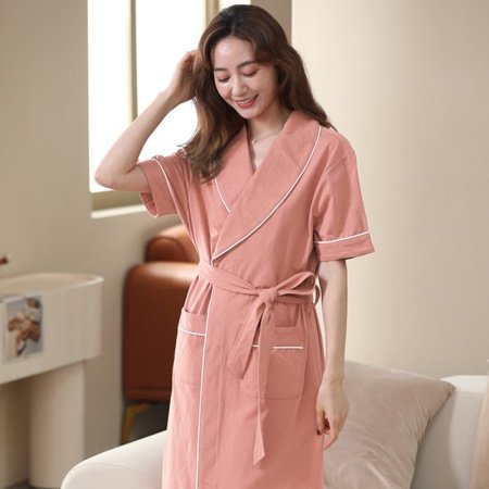 Мужской халат для сна и ванной комнаты из модального хлопка фотография