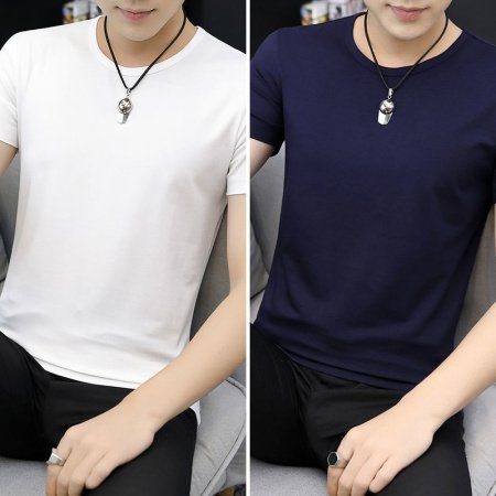 Мужская футболка из модала и льна изображение