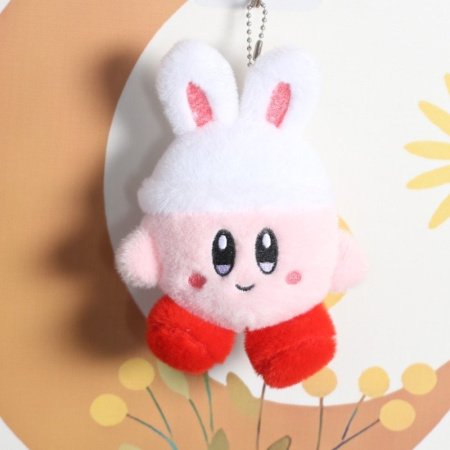 Мягкая игрушка Кирби с различными аксессуарами изображение