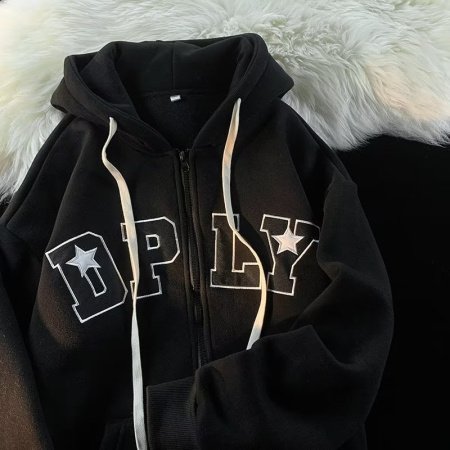 Мужская толстовка с капюшоном и принтом букв фото