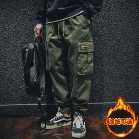 Весенние хлопковые брюки мужские изображение