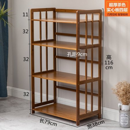 Многоуровневая полка для кухни из бамбука изображение