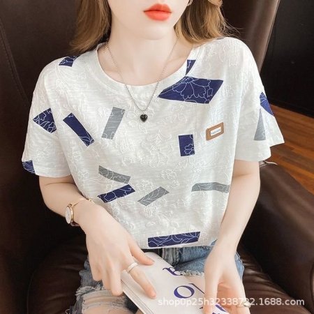 Футболка женская белая с коротким рукавом фото