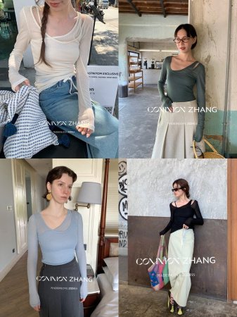 Футболка с длинным рукавом COMMON ZHANG фото