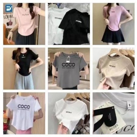 Женская футболка из чистого хлопка изображение