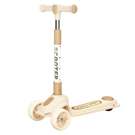 Детский трехколесный складной самокат фотография