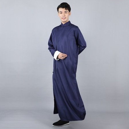 Мужская национальная рубашка в стиле республики с длинным платьем изображение