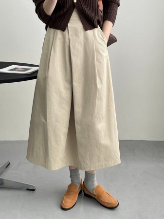 Дизайнерская юбка с уникальными складками изображение