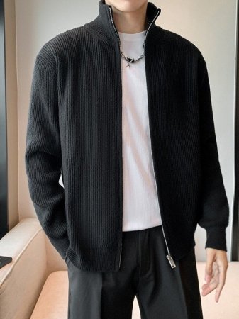 Мужская кардиган-свитер с молнией изображение