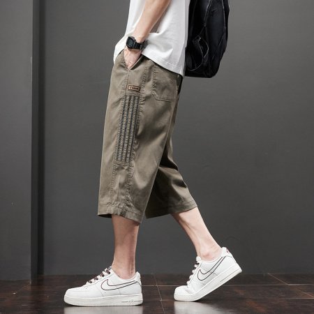 Мужские летние шорты из хлопковой смеси фото