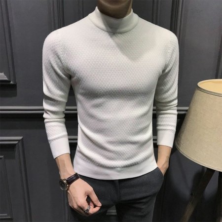 Мужской свитер с высоким воротником изображение