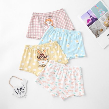 Детские трусы с рисунком из хлопка фотография