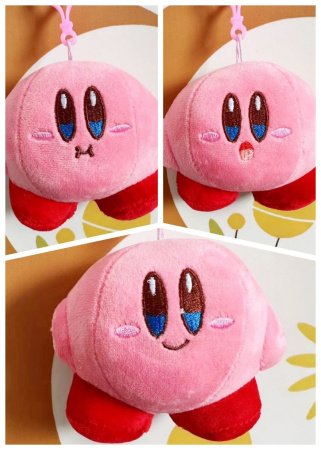 Мягкая игрушка Кирби с различными аксессуарами изображение