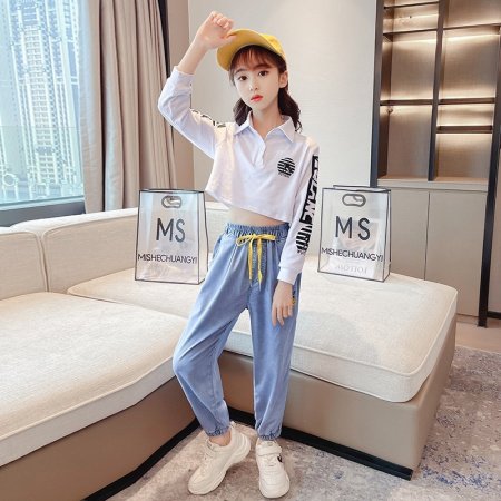 Летние джинсы для девочек фотография