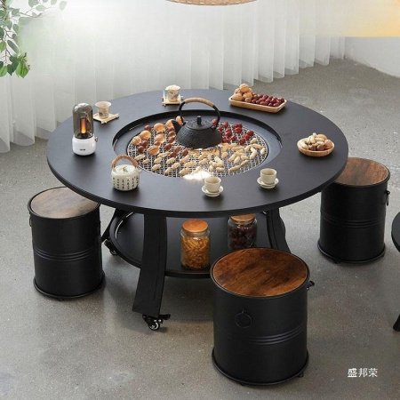 Набор для барбекю и разведения костра фото