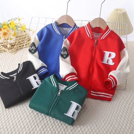 Детская куртка-бомбер весенне-осенняя фото