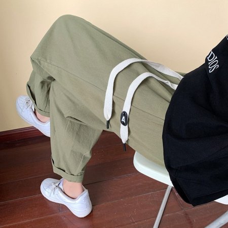 Мужские джинсы 2023 новой моды джинсы в стиле кэжуал с девятью дюймовыми брюками для мужчин фото