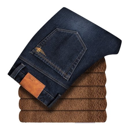 Мужские джинсы прямого кроя с карманами фото