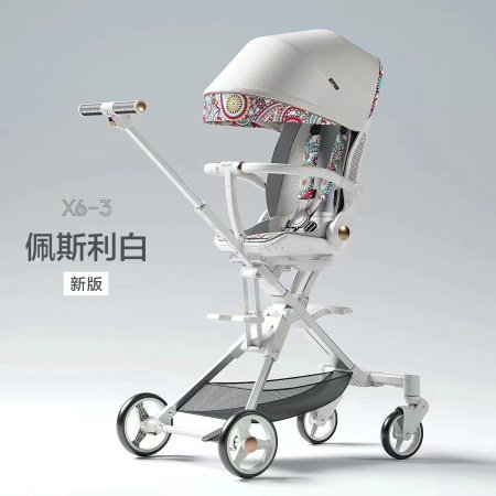 Playkids普洛可遛娃婴幼儿可躺可换向高景观轻便推车一键折叠X6X7 фотография