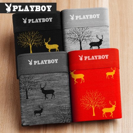Хлопковые мужские трусы Playboy VIP9491 фотография