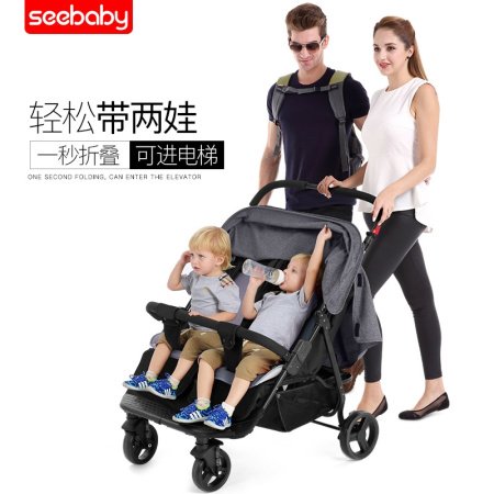 Двойная детская коляска SeeBaby T22 изображение