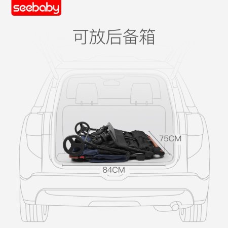 Двойная детская коляска SeeBaby T22 изображение