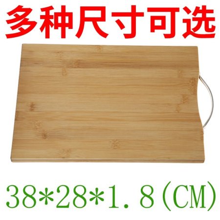 Деревянная разделочная доска и набор для фруктов из бамбука фотография