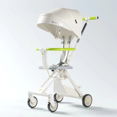 Playkids普洛可遛娃婴幼儿可躺可换向高景观轻便推车一键折叠X6X7 фотография