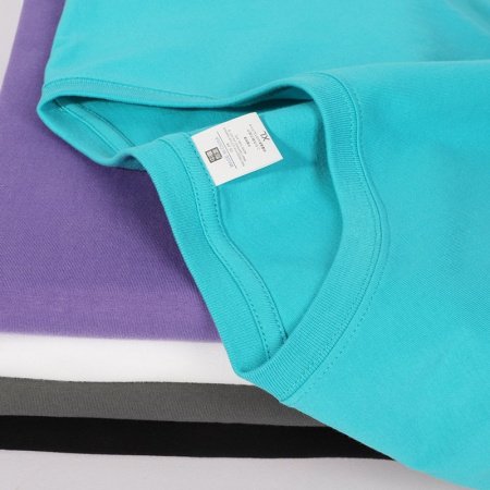 Длинный рукав T-рубашка из чистого хлопка 230 г изображение