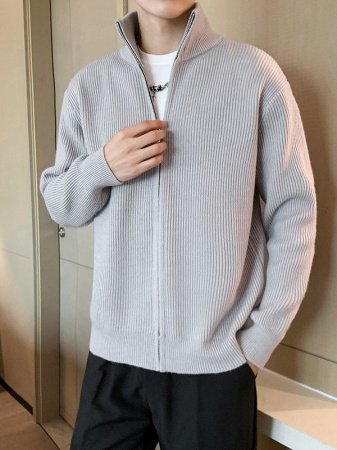 Мужская кардиган-свитер с молнией изображение