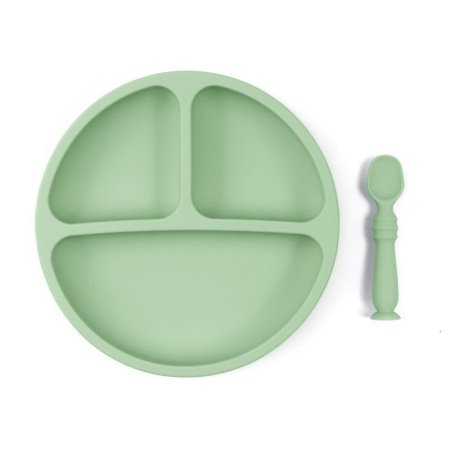 Детский набор посуды из силикона фото