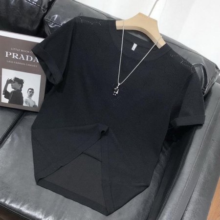 Летняя мужская футболка с коротким рукавом изображение
