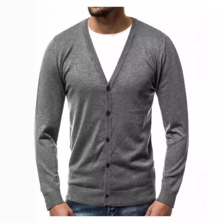 Мужской свитер с круглым вырезом фото