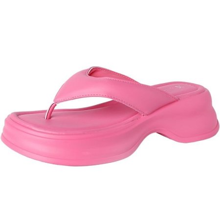 Женские летние туфли с толстой подошвой изображение