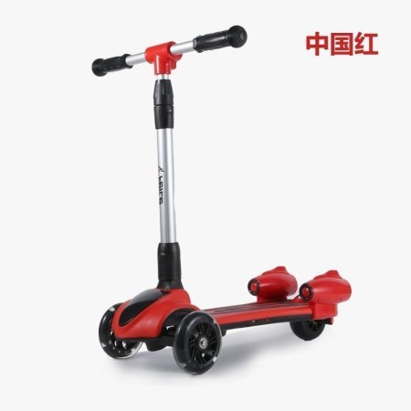 Детский складной самокат с Bluetooth-музыкой изображение